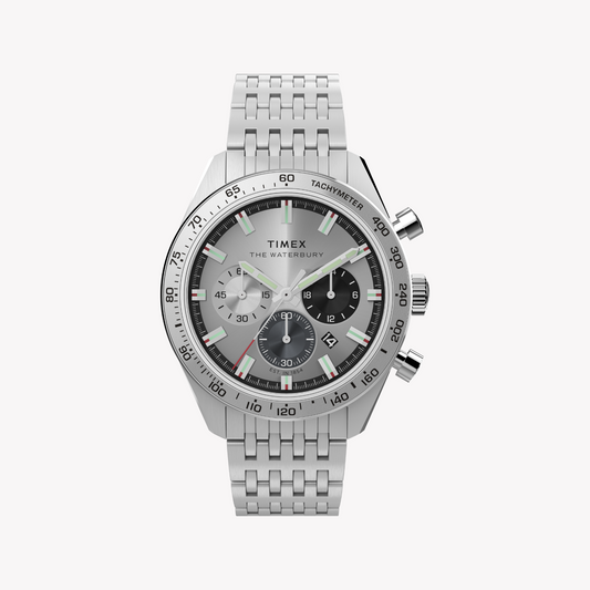 TIMEX Men's Stainless Steel, Silver | Model TW2Y18700-0