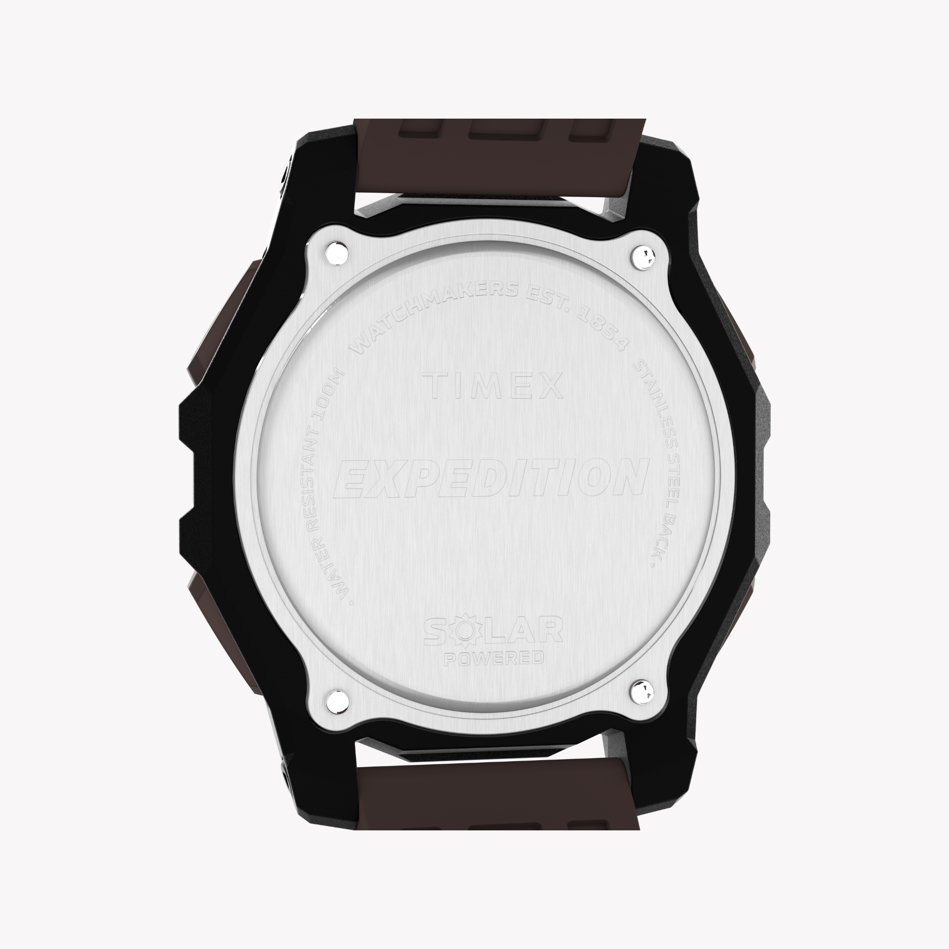 Timex Men's Black/Brown, Synthetic/Silicone | TW4B33800-4
