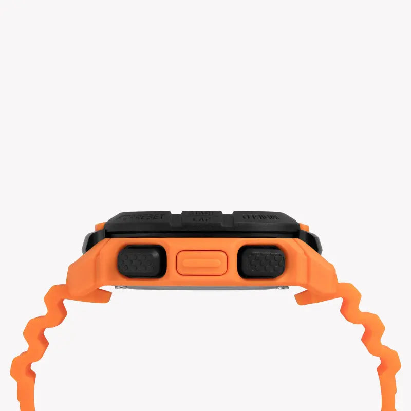 Timex Men's Orange Silicone Watch, Digital Dial | TW5M26500-1