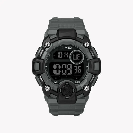 Timex Men's Gray Resin Watch, Digital Dial | TW5M27500-0