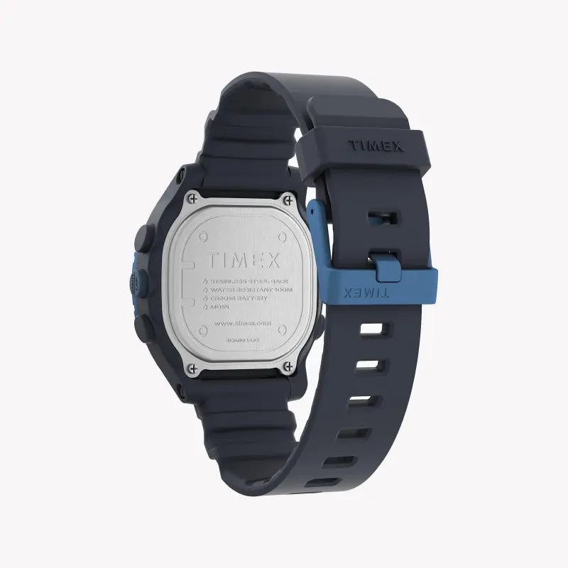 Timex Unisex Blue Silicone Watch, Digital Dial | TW5M35500-2