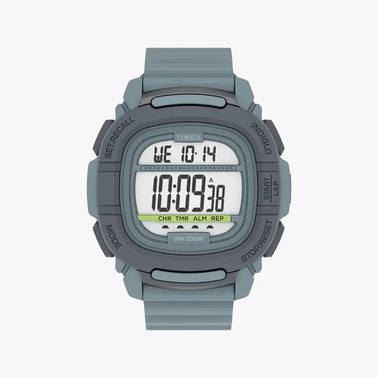 Timex Men's Blue Silicone Watch, Digital Dial | TW5M35800-0