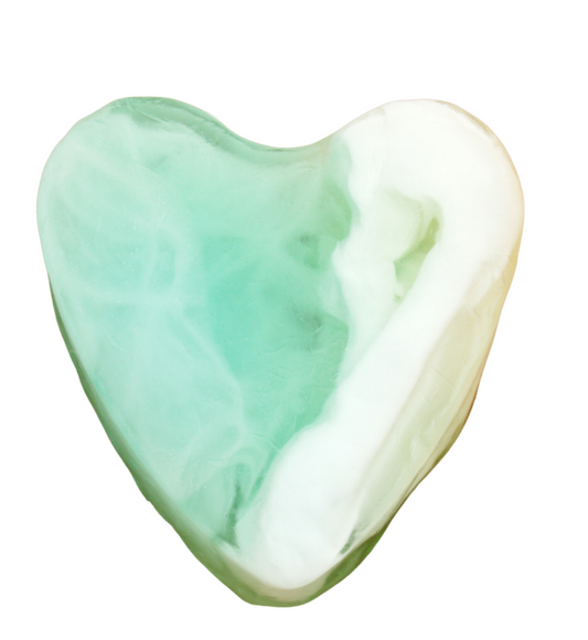 Heart Shampoo Bar in Thai Lime and Mango with Shea Butter, Liquid Gold Oil and Vitamin B5-0