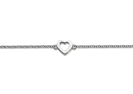 Armband Open Hartje Zilver XB001S-0