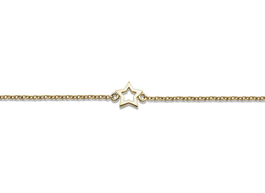 Feel the Spirit Armband Ster Gold-Plated XB003G-0