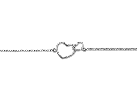 Armband Two Hearts Zilver XB005S-0