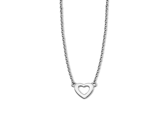 Ketting Open Hart Zilver XN001S-0