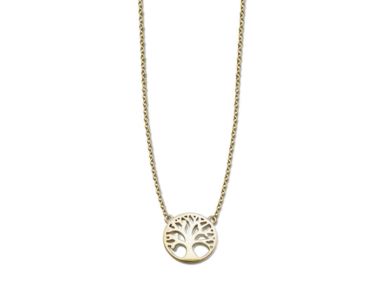 Ketting Levensboom Goudkleur XN006G-0