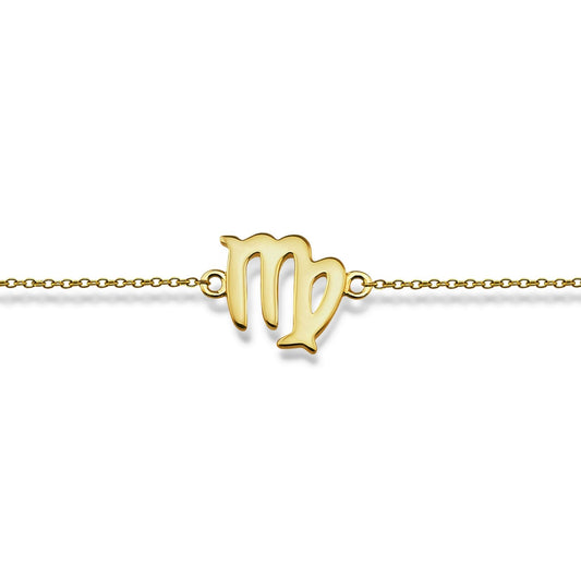 Maagd Armband Gold-Plated Zodiac ZB009G Jwls4u-0