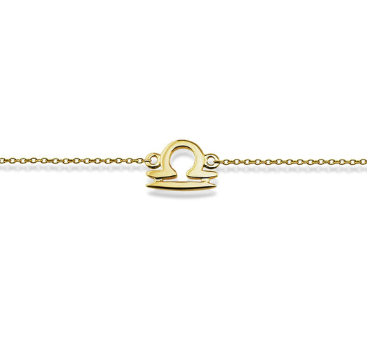 Weegschaal Armband Gold-Plated Zodiac ZB010G Jwls4u-0