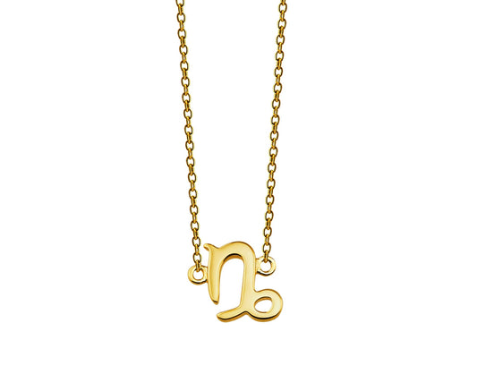 Steenbok Ketting Gold-plated ZN001G Jwls4u-0