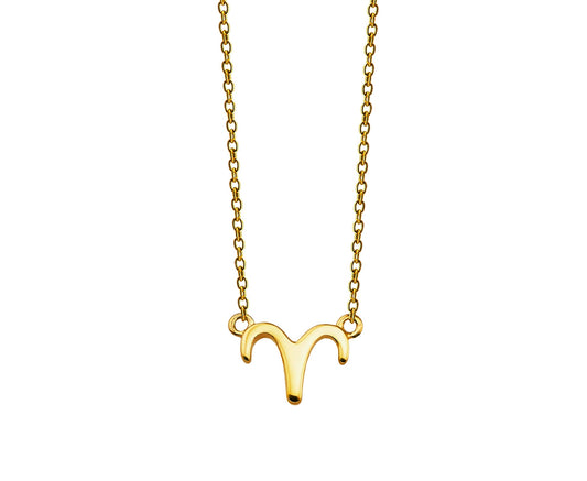 Ram Ketting Goudkleur Zodiac ZN004G-0