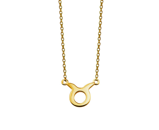 Stier Ketting Goldplated Zodiac ZN005G-0