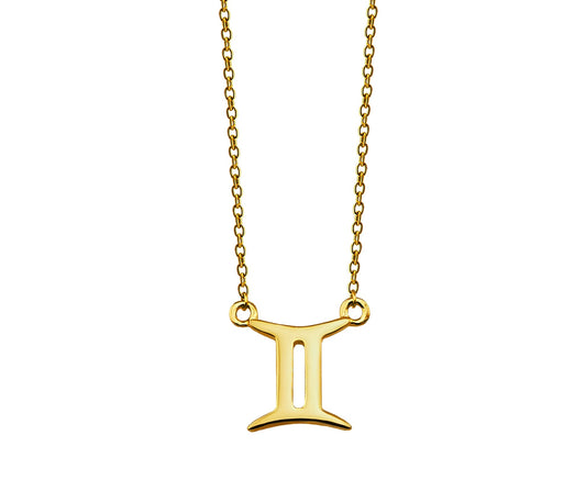 Tweelingen Ketting Goldplated Zodiac ZN006G-0
