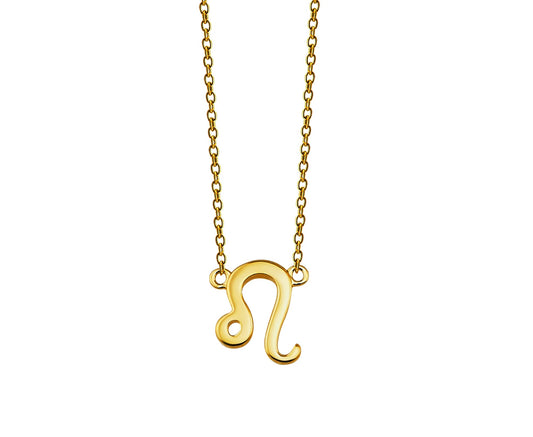 Leeuw Ketting Goudkleur Zodiac ZN008G Jwls4u-0