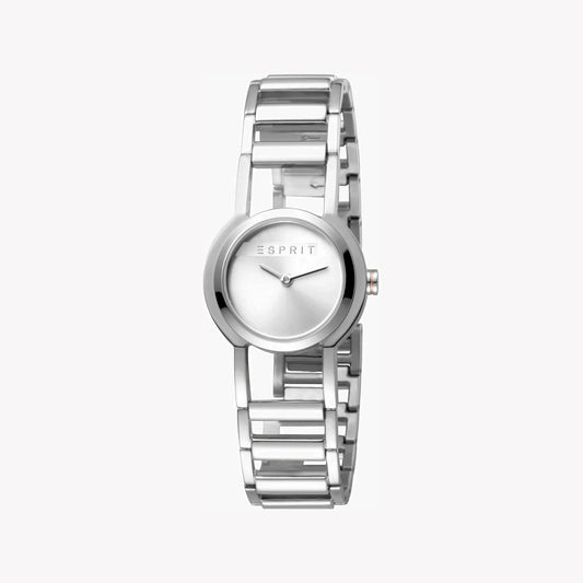 Esprit Women's Silver Stainless Steel Watch, Silver Dial | ES1L012M0035-0