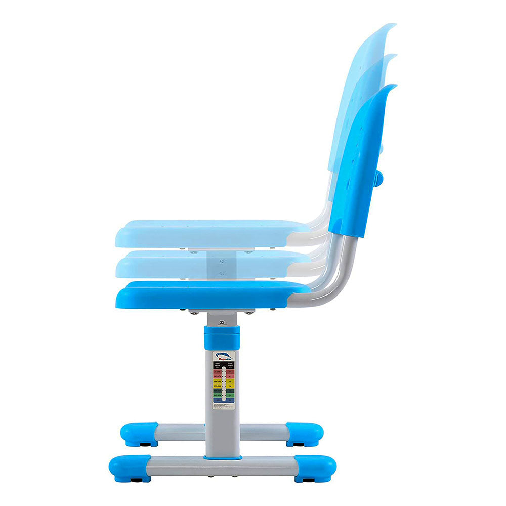 Height-adjustable, multifunctional, children&#39;s desk-blue-3