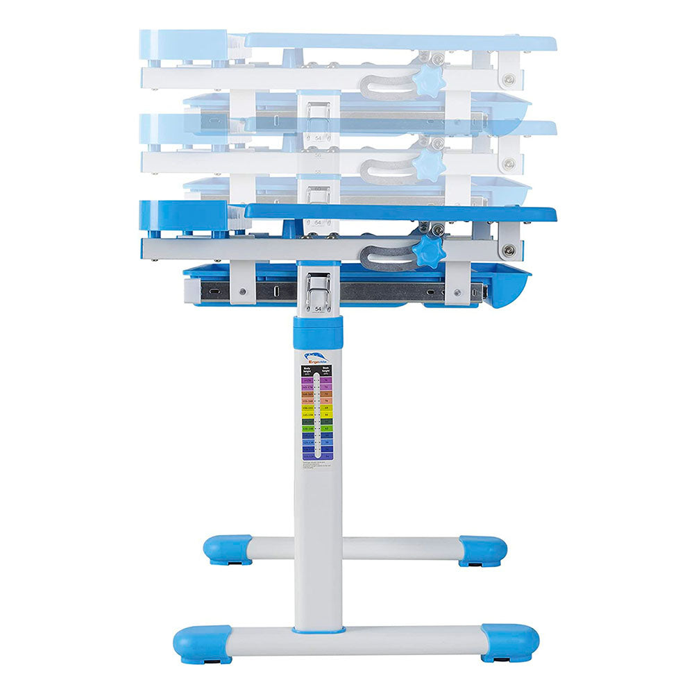 Height-adjustable, multifunctional, children&#39;s desk-blue-4