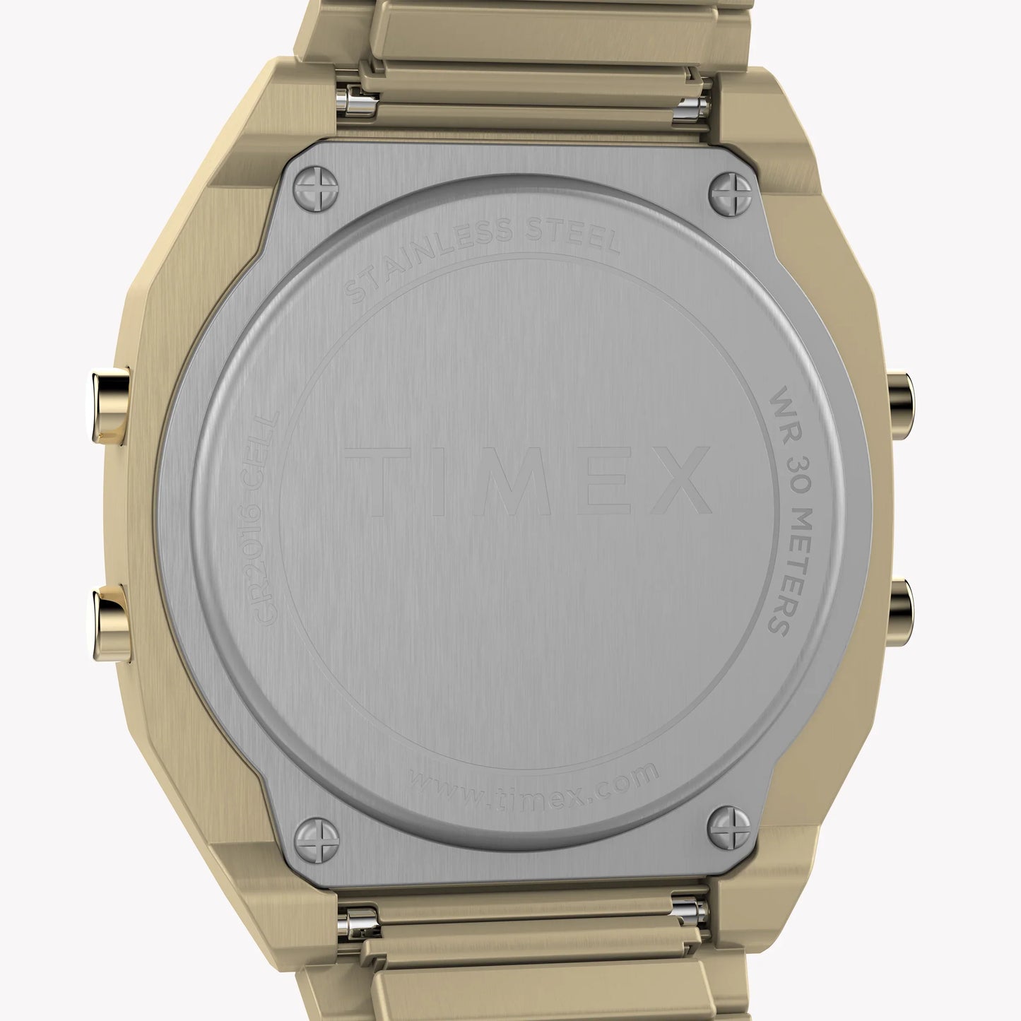 Timex Unisex Gold-Tone Watch, Blue Accents | TW2W40800-3