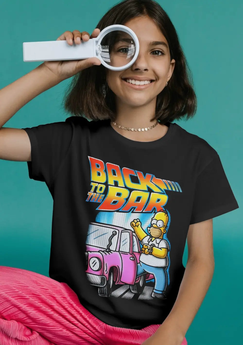 T-Shirt Maglietta Homer Simpson Back to the bar-3