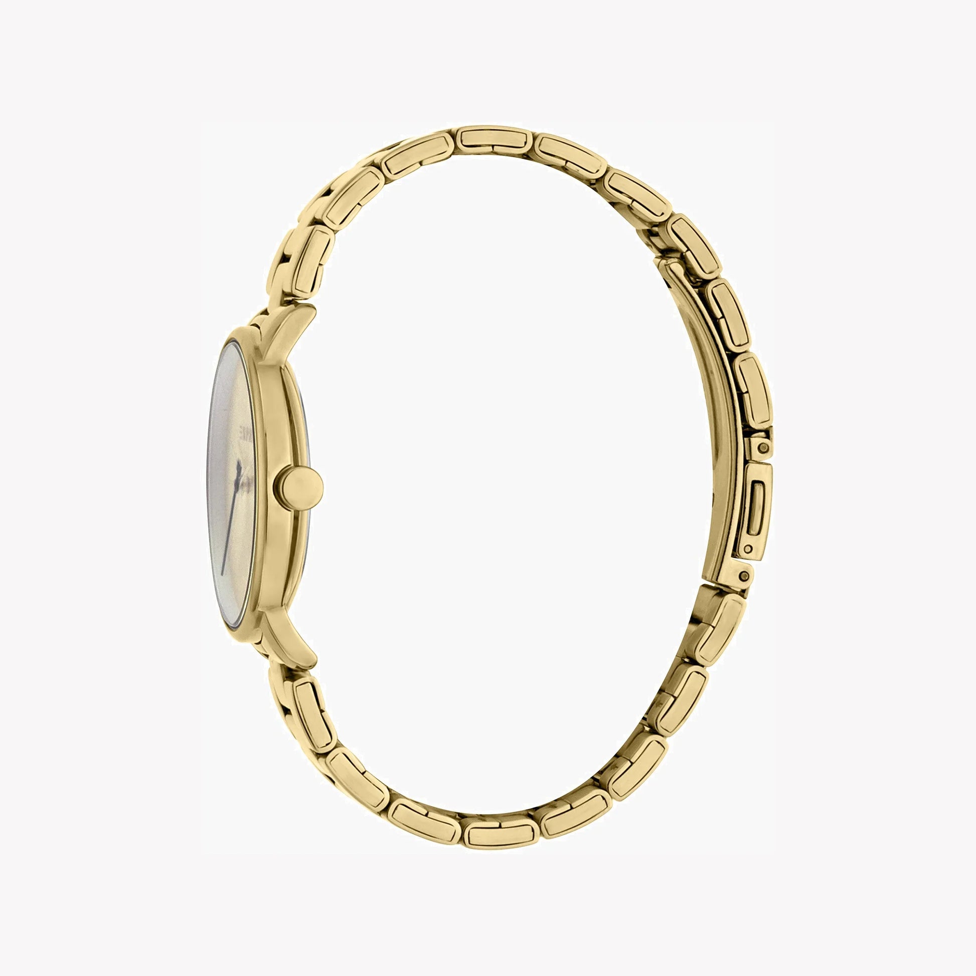 Esprit Women's Gold Stainless Steel Watch, Champagne Dial | ES1L188M0075-1
