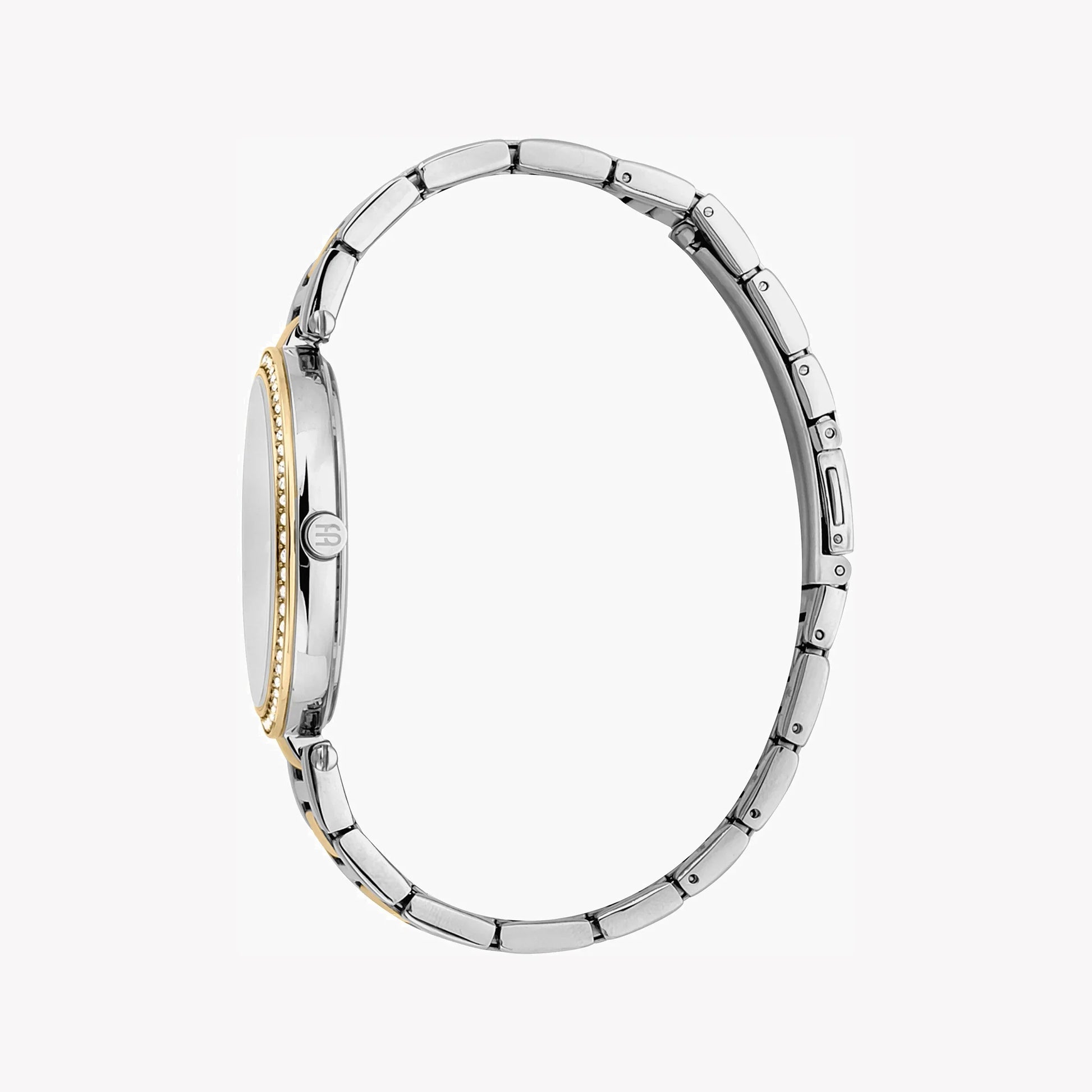 Esprit Women's Silver & Gold Stainless Steel Watch, Silver Dial | ES1L148M0025-1