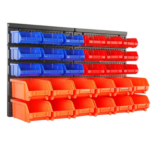 Wall screw and tool organizer in 2 types - 30 pcs-1