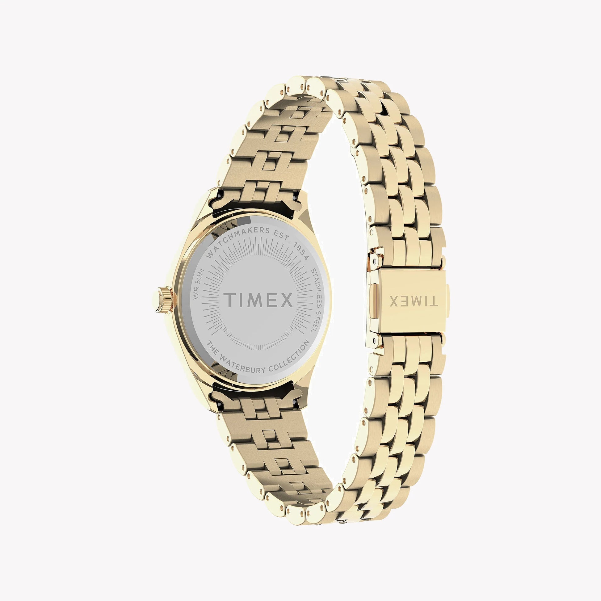 Timex Women's Gold Stainless Steel Watch, Gold Dial | TW2U78500-4