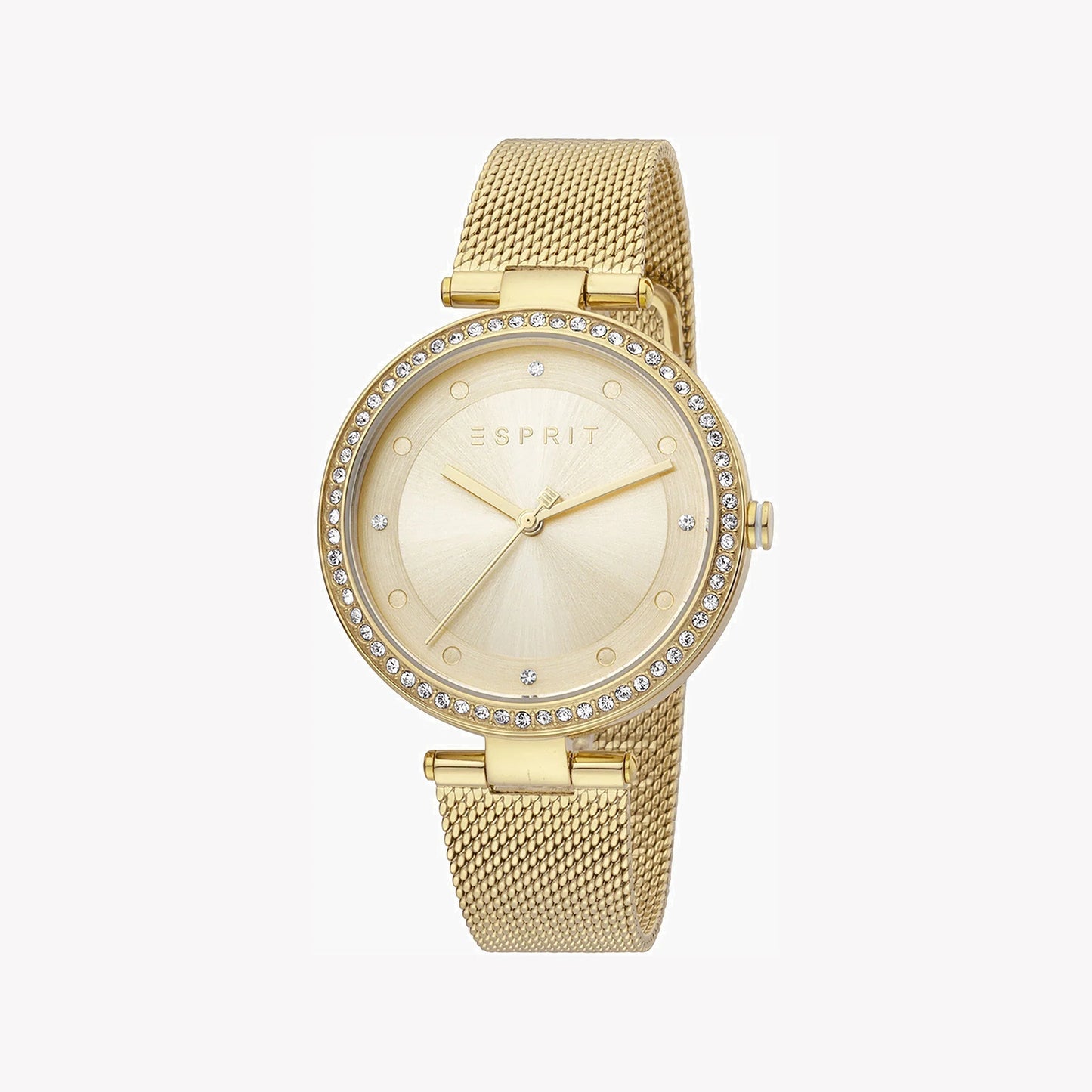Esprit Women's Gold Stainless Steel Watch, Champagne Dial | ES1L215M0035-0