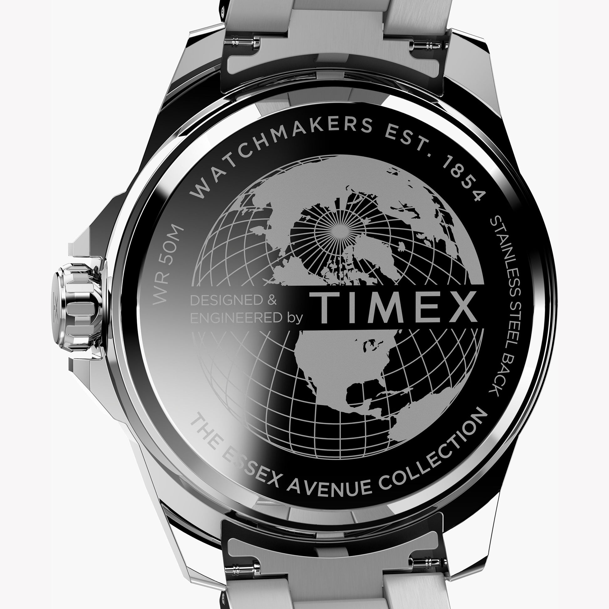 Timex Men's Green Dial Bracelet Watch, Stainless Steel | TW2W13900-3