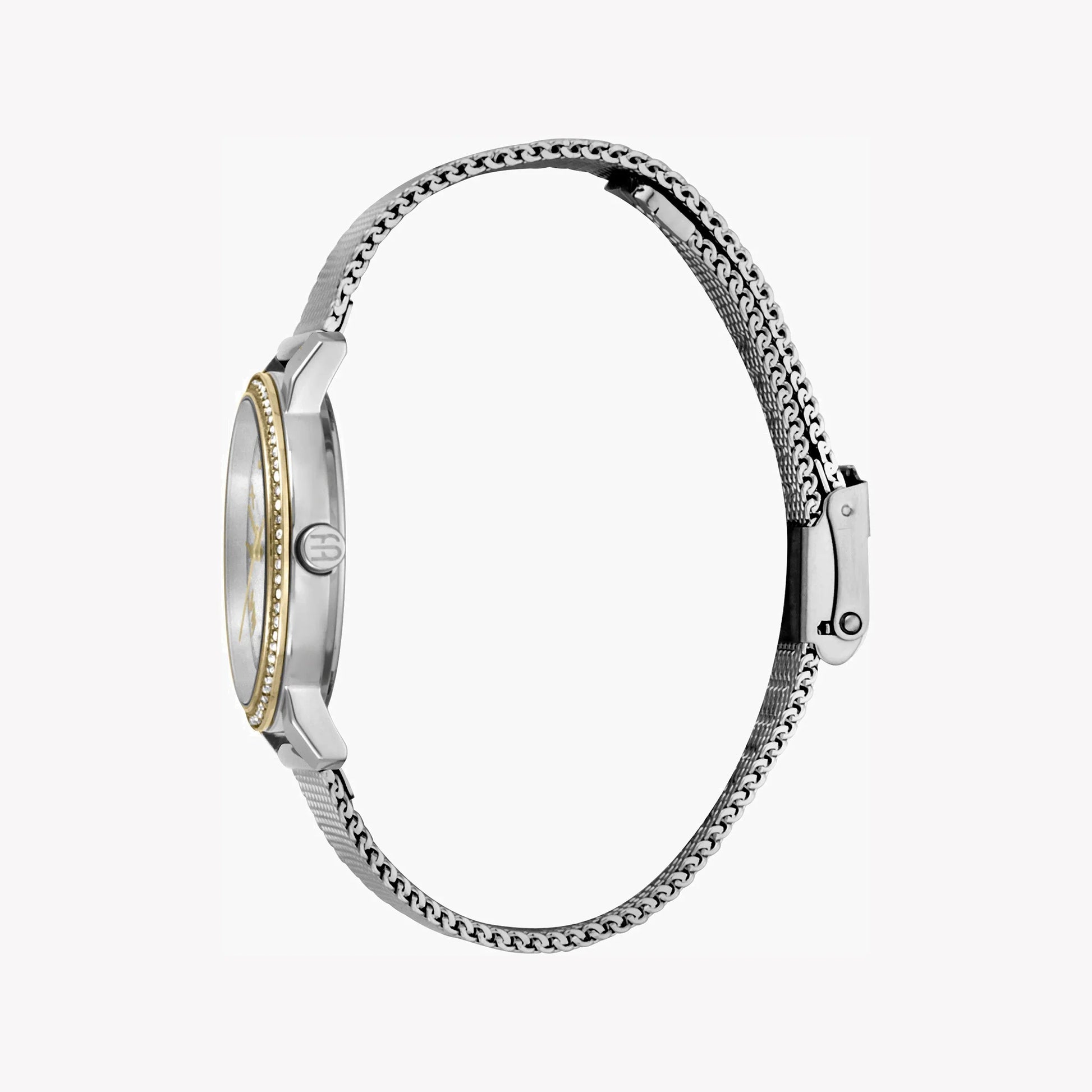 Esprit Women's Silver & Gold Stainless Steel Watch, Silver Dial | ES1L119M0045-2