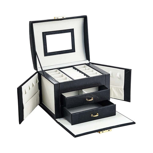 Jewelry bag, in several colors - black-0