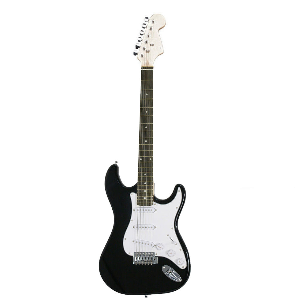 Electric guitar set for beginners, gift with amplifier - black-0