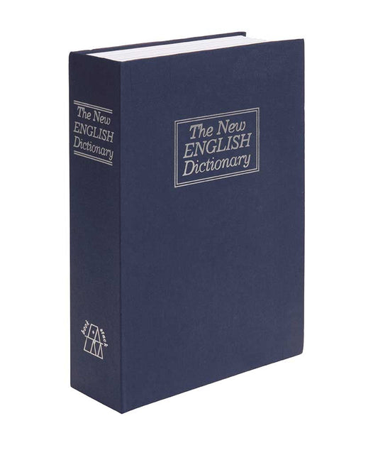 Book-shaped security box-blue-0