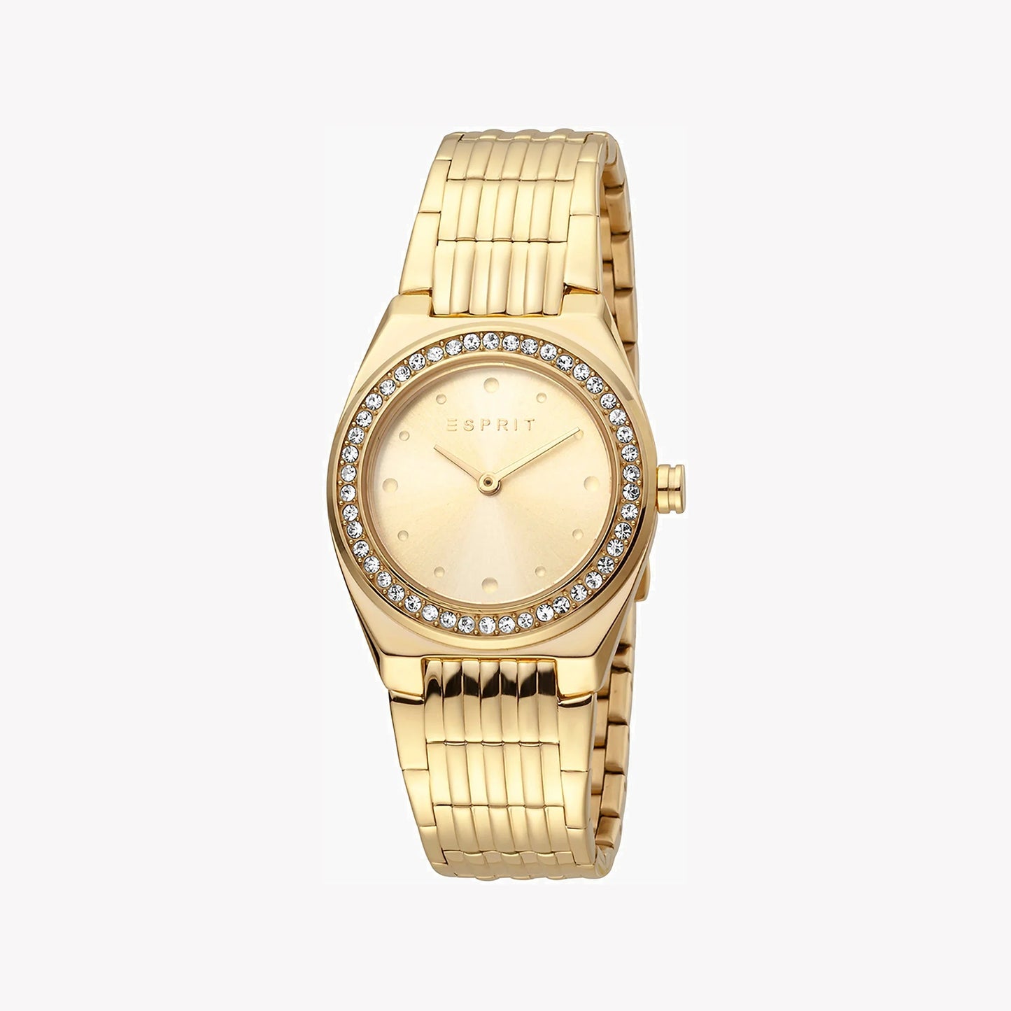 Esprit Women's Gold Stainless Steel Watch, Champagne Dial | ES1L195M0045-0
