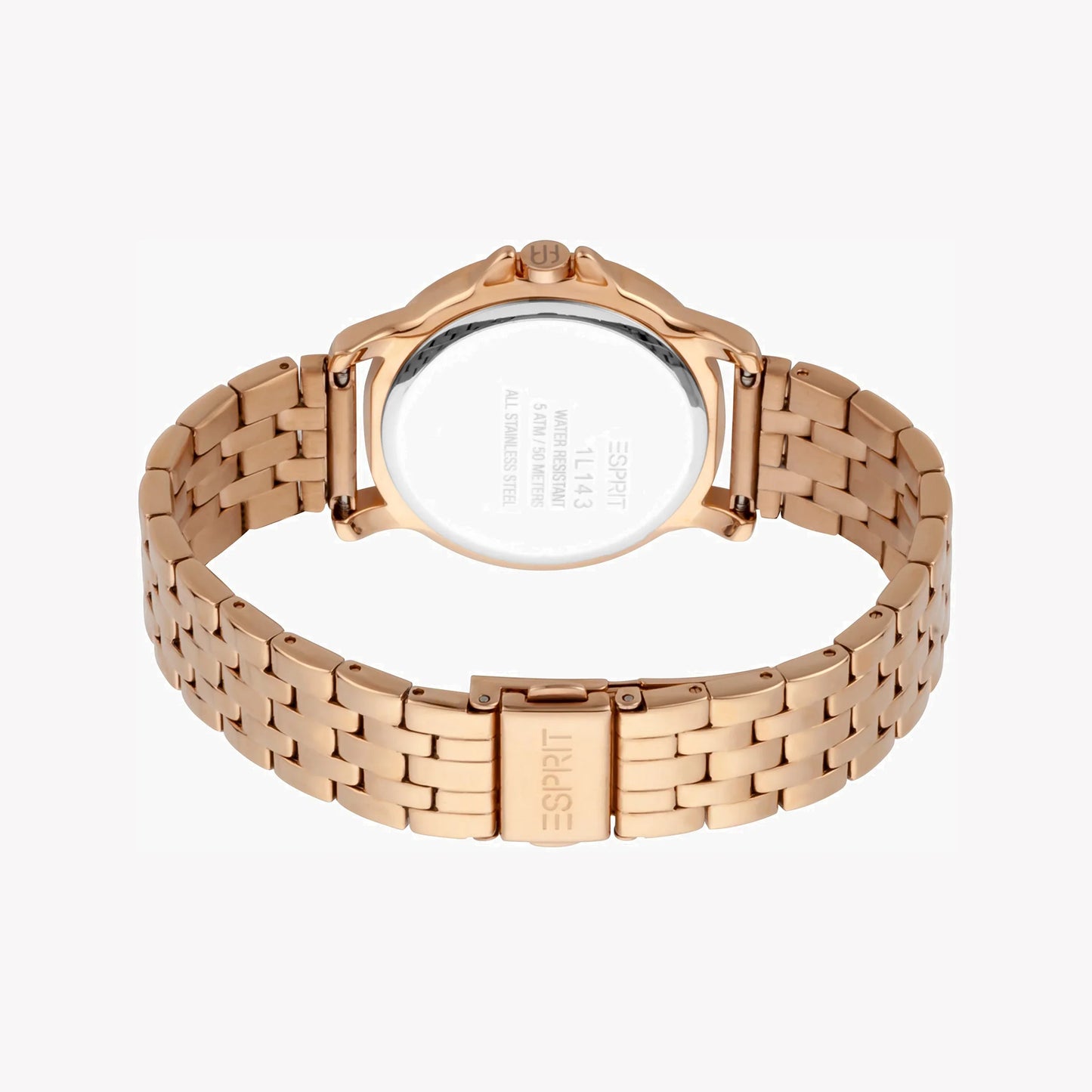Esprit Women's Rose Gold Watch, Silver Dial | ES1L158M0045-2