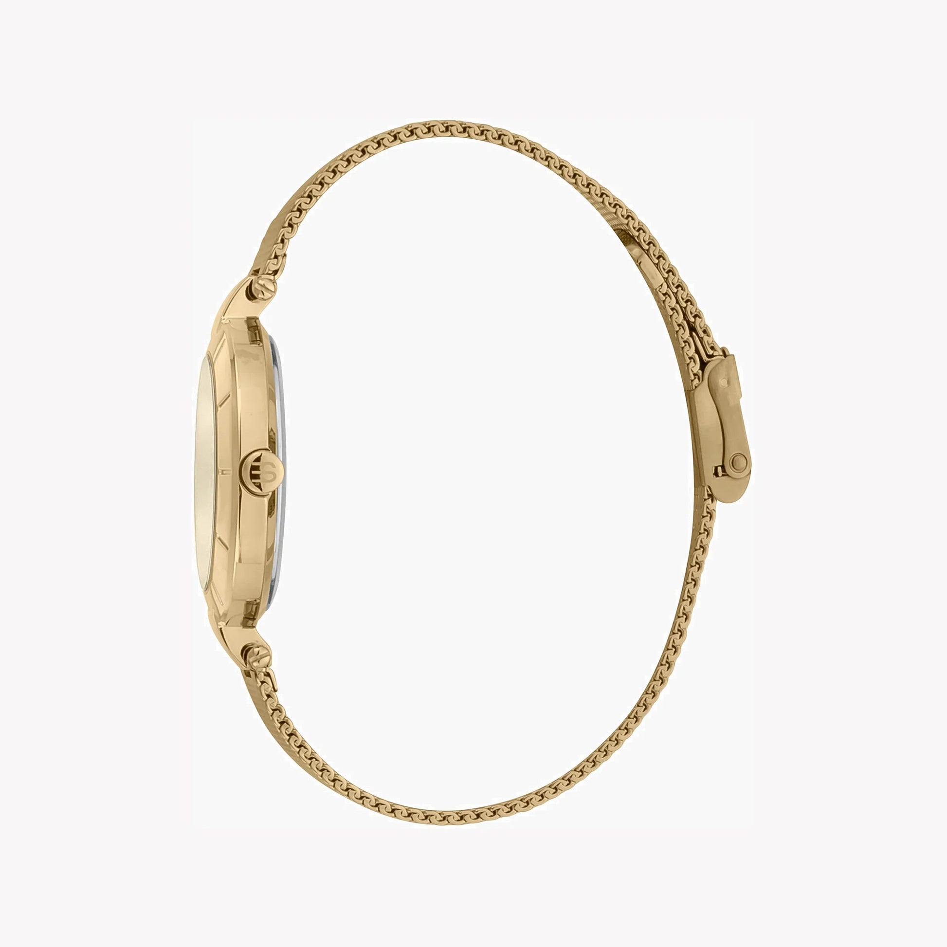 Esprit Women's Gold Stainless Steel Watch, Champagne Dial | ES1L104M0035-1