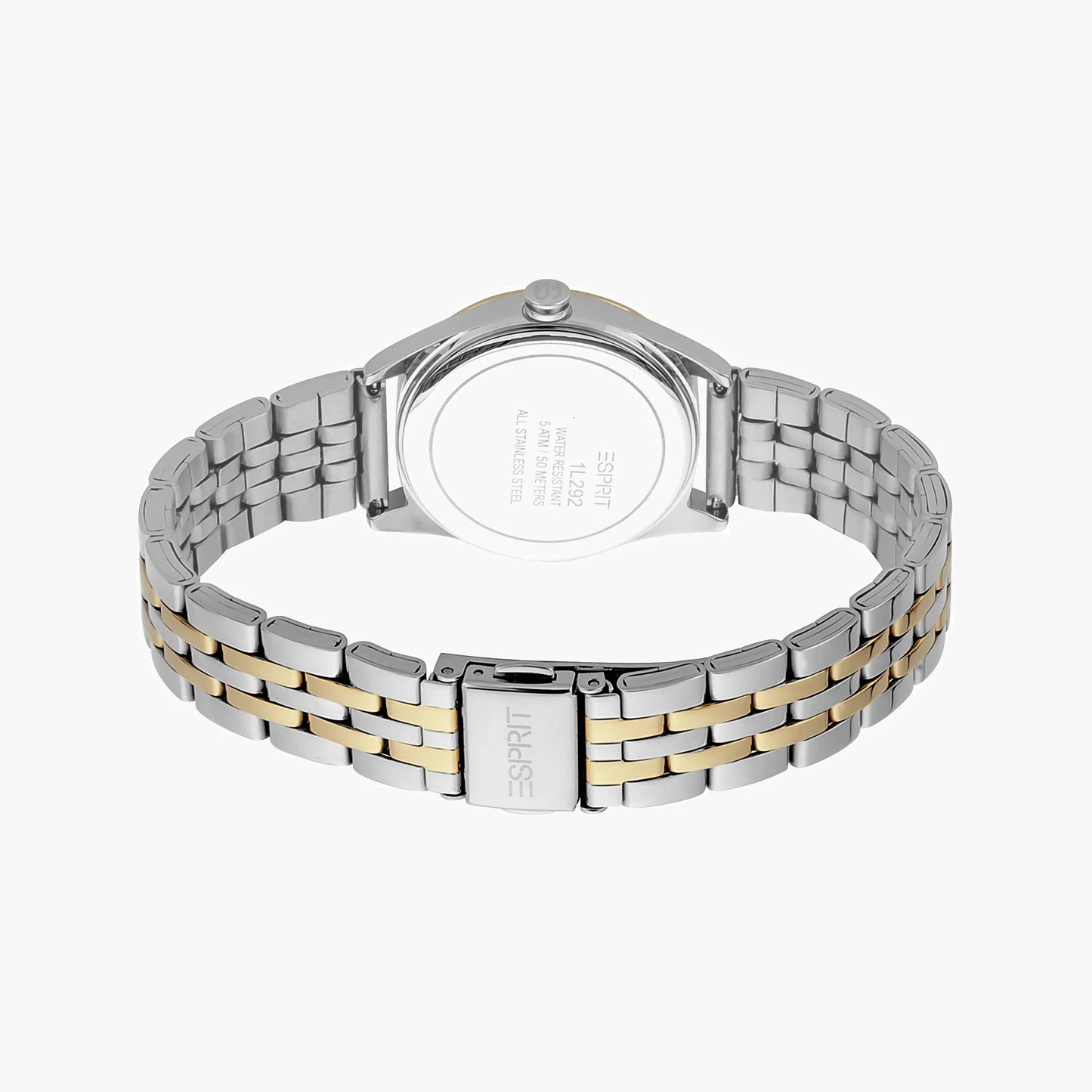 Esprit Women's Silver & Gold Stainless Steel Watch, Silver Dial | ES1L255M0055-2