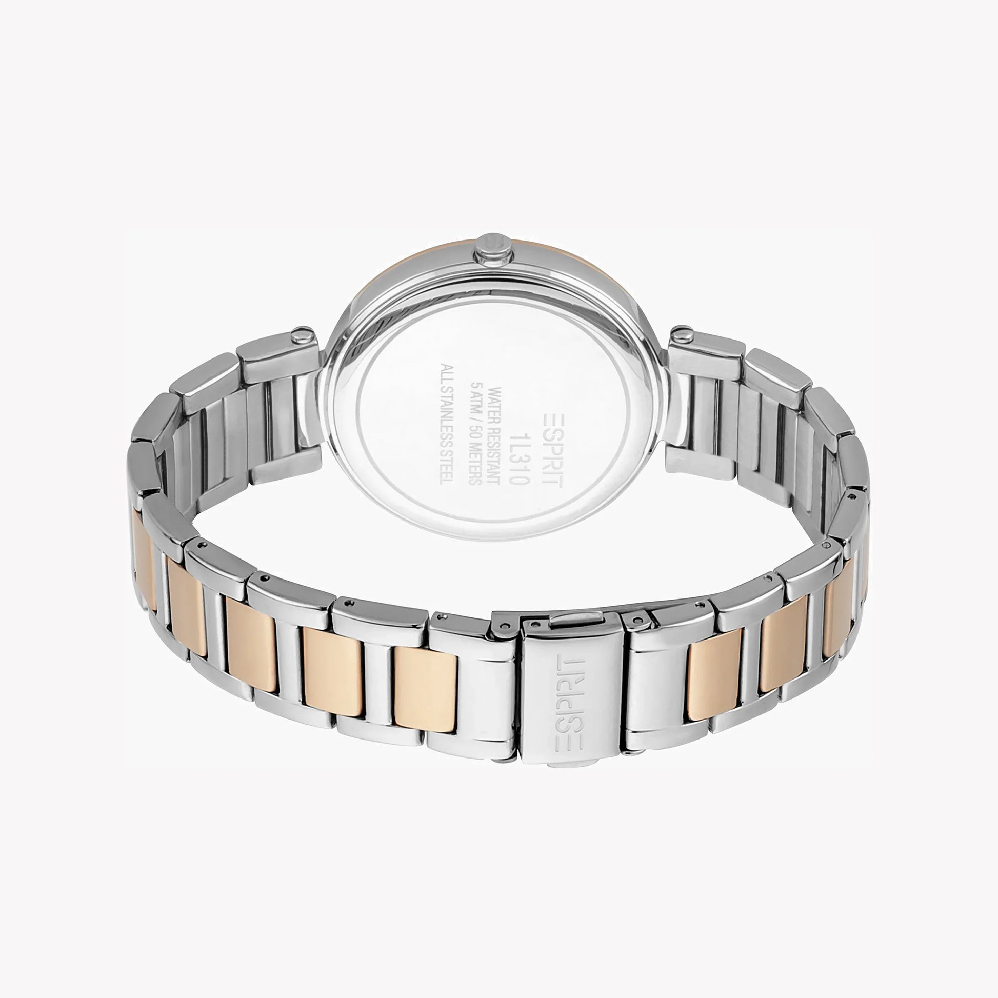 Esprit Women's Silver & Rose Gold Watch, Silver Dial | ES1L147M0065-2