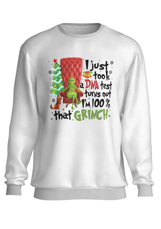 Felpa a Girocollo il Grinch Christmass Style-0