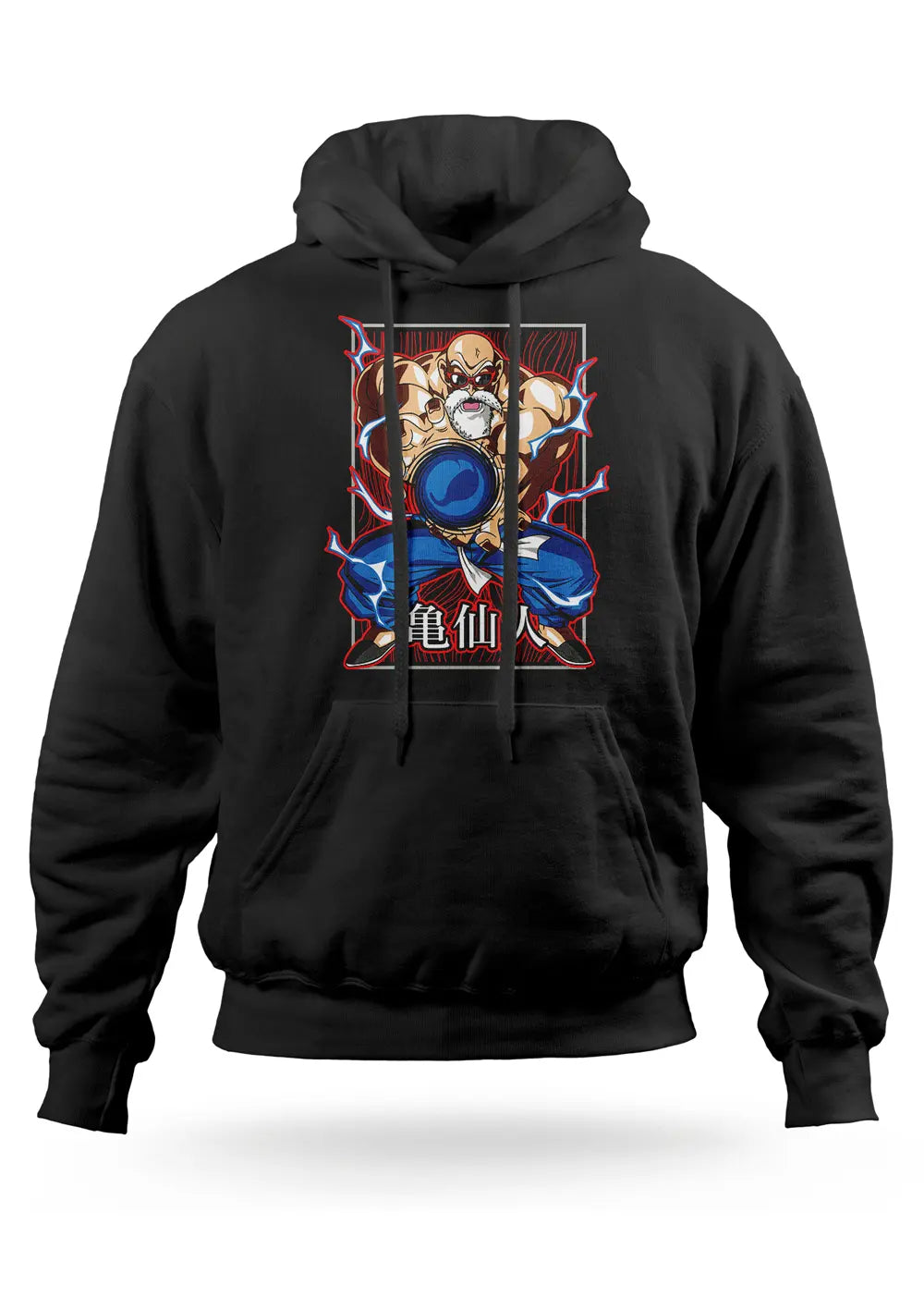 Felpa con cappuccio Genio delle Tartarughe Dragon Ball Z Anime-0