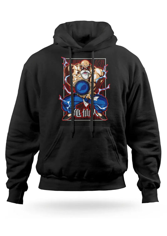Felpa con cappuccio Genio delle Tartarughe Dragon Ball Z Anime-0