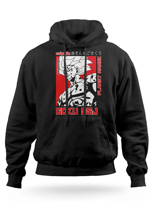 Felpa con cappuccio Goku Super Sayan Dragon Ball Z Anime-0