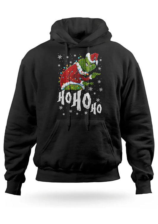 Felpa con Cappuccio Il Grinch Ho Ho Ho Natale-0