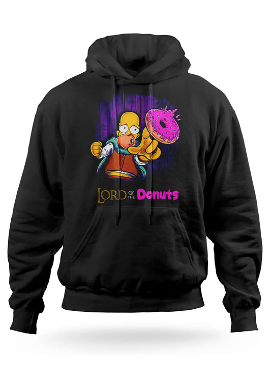 Felpa Con Cappuccio Homer Simpson Lord of Donuts-0