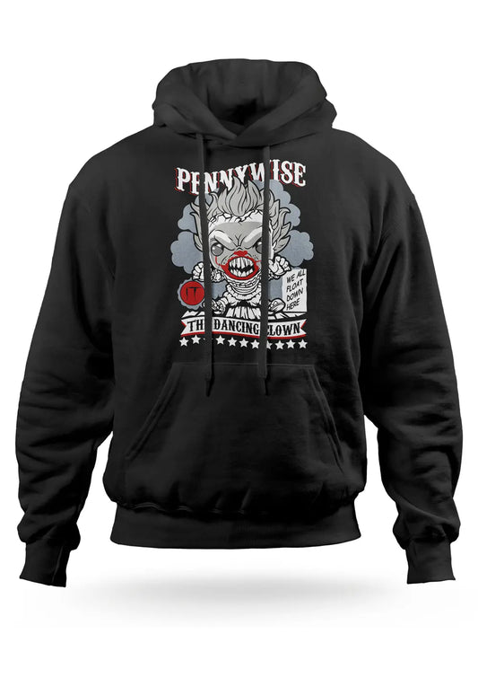 Felpa con cappuccio IT Pennywise Clown Horror Movie-0