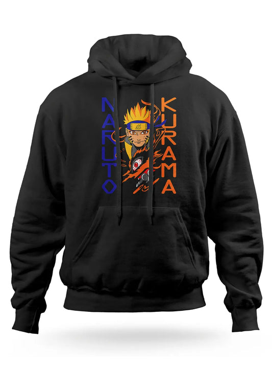 Felpa con cappuccio Naruto Kurama Anime-0