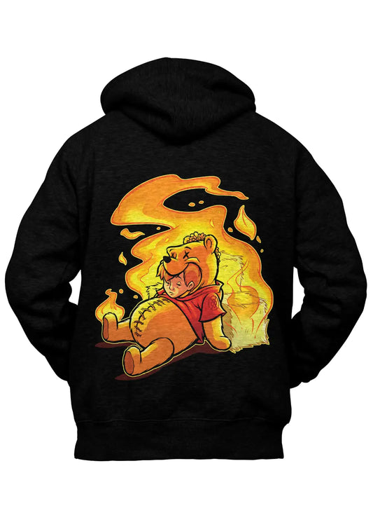 Felpa con Cappuccio Winnie the Pooh Streetwear Urban-0