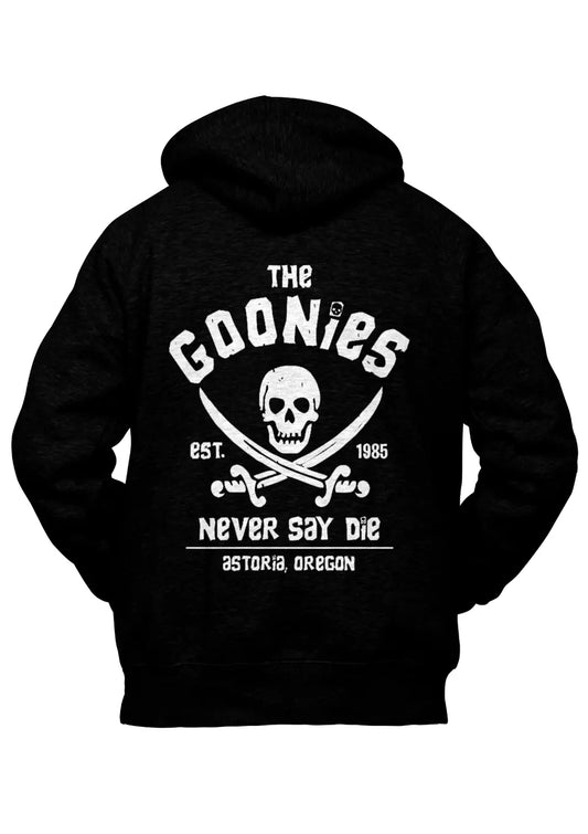 Felpa con Cappuccio retro The Goonies Film Cult-0