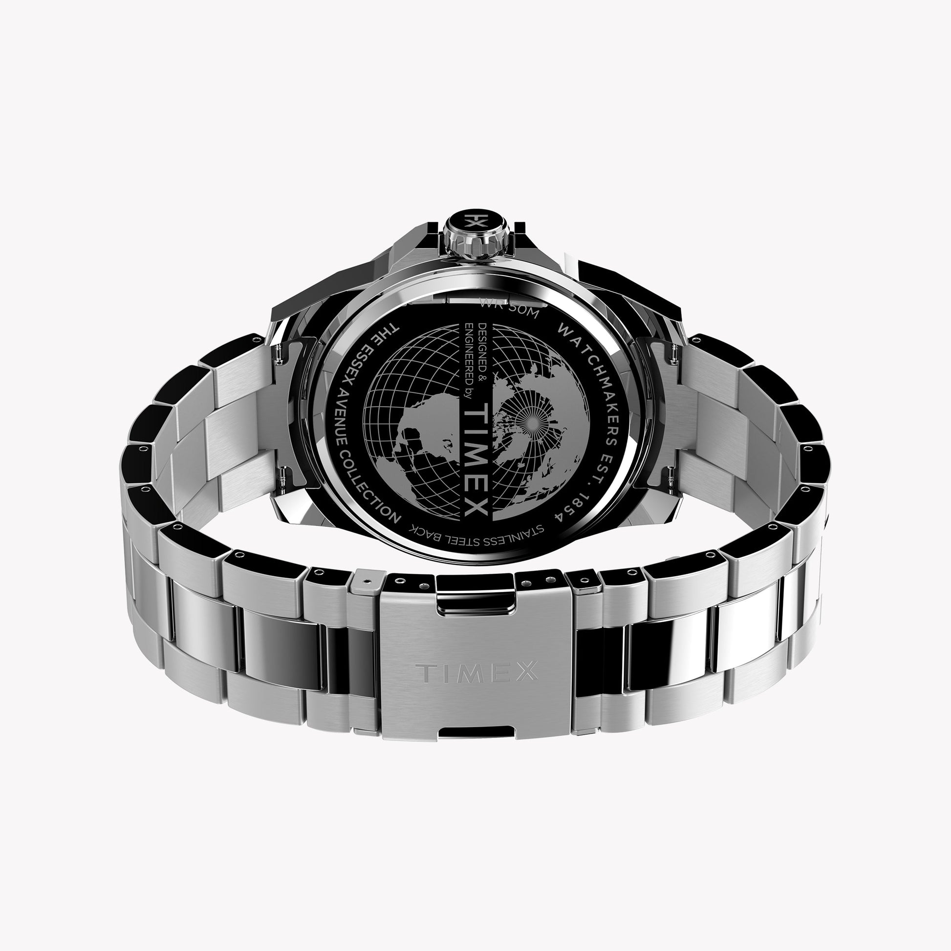 Timex Men's Green Dial Bracelet Watch, Stainless Steel | TW2W13900-4